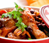 Mediterranean Chicken with Artichokes, Grape Tomatoes & Kalamata Olives