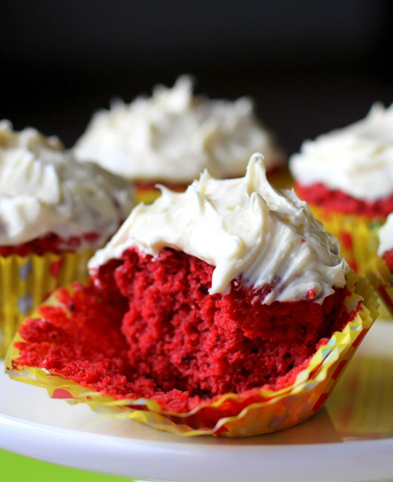 Dessert: Red Velvet Cake with Cream Cheese Frosting