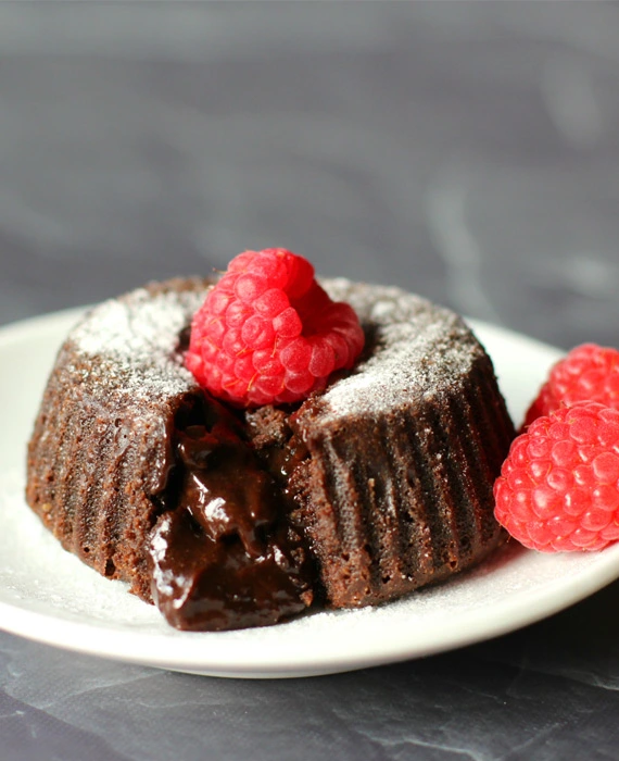 Dessert: Keto Chocolate Lava Cake