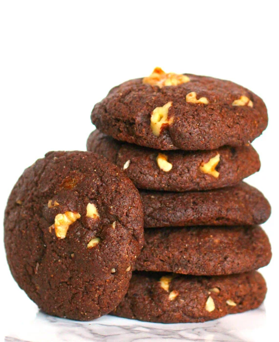 Dessert: Keto Brownie Cookies with Walnuts
