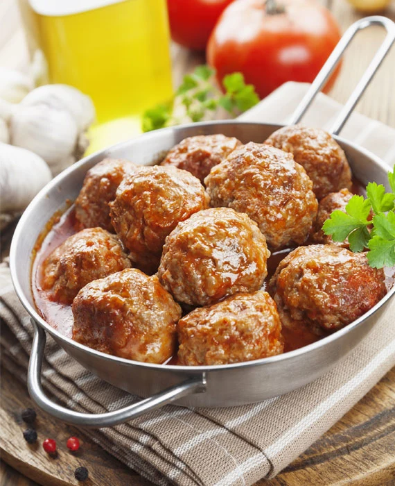 Keto-Paleo Meatballs with Marinara and Zoodles