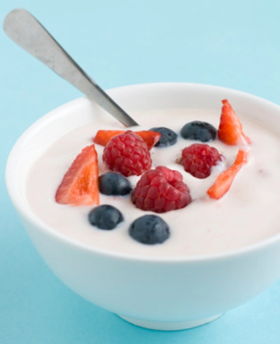 Blueberries & Greek Yogurt Snack