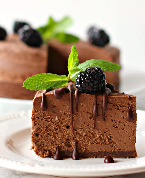 Dessert: Keto Chocolate Cheesecake