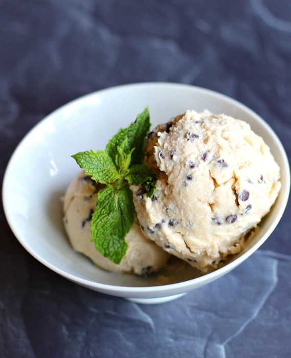 Dessert: Keto Mint Chocolate Chip Ice Cream