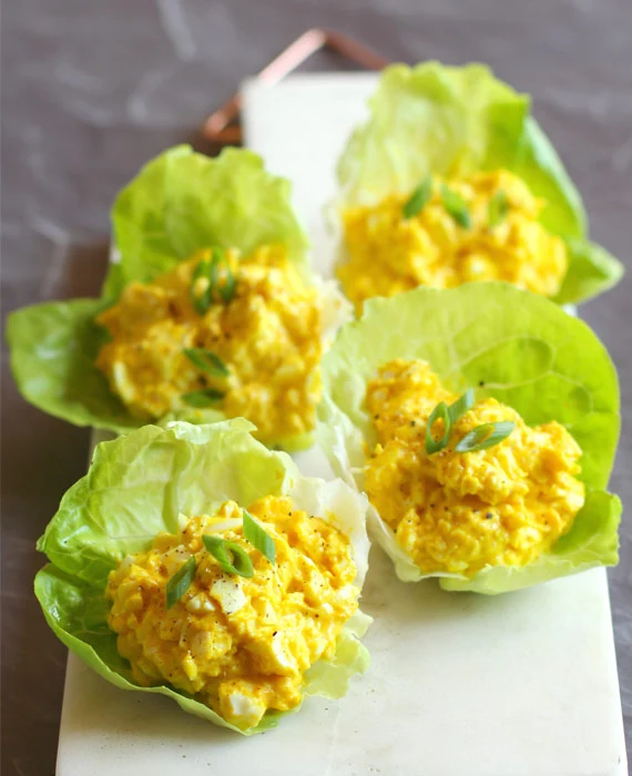 Keto Golden Egg Salad
