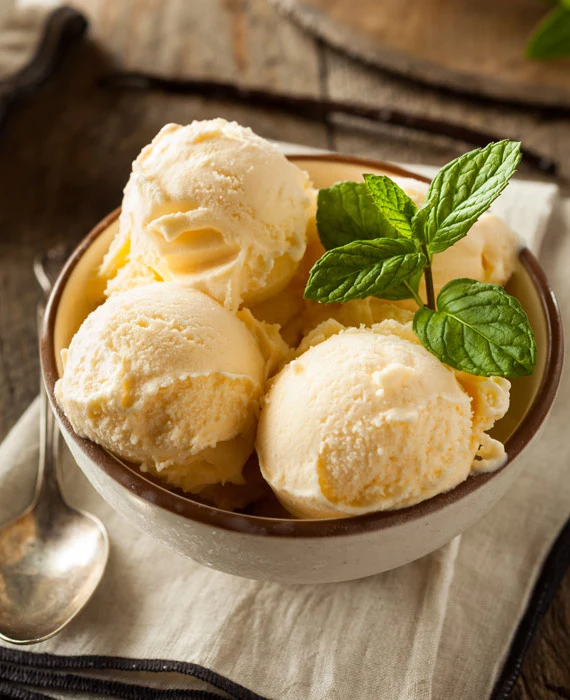 Dessert: Vanilla Ice Cream