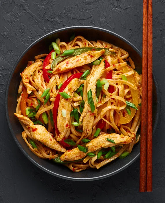 Paleo Chicken Chow Mein with Miracle Noodles 