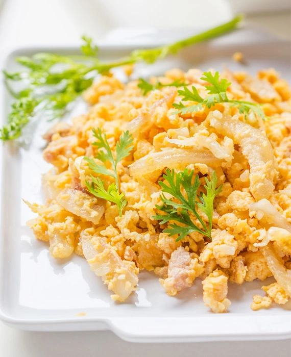 Curried Coconut Scrambled Eggs