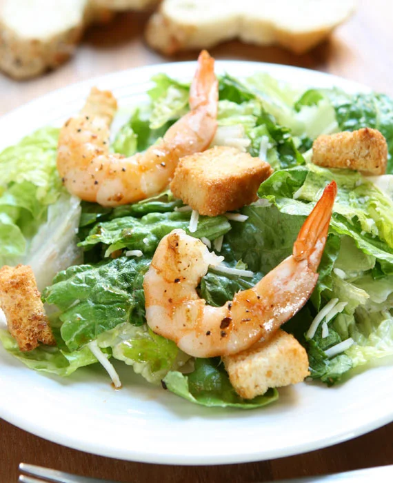 Primal Shrimp Caesar Salad