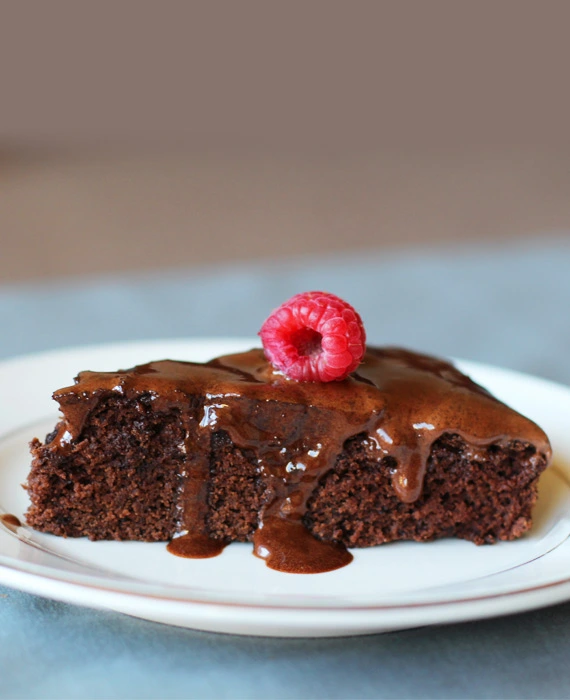 Dessert: Classic Chocolate Cake with Chocolate Ganache