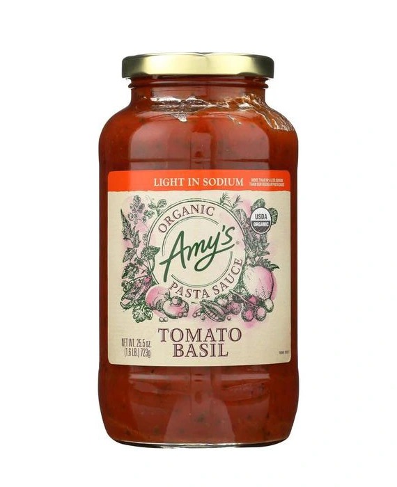 Amy's LIS Tomato Basil Pasta Sauce