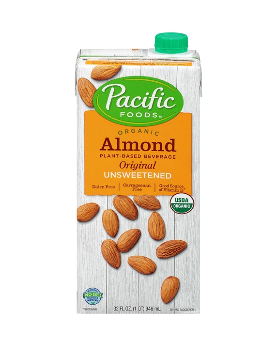 Pacific Organic Unsweetened Almond Milk (Plain)
