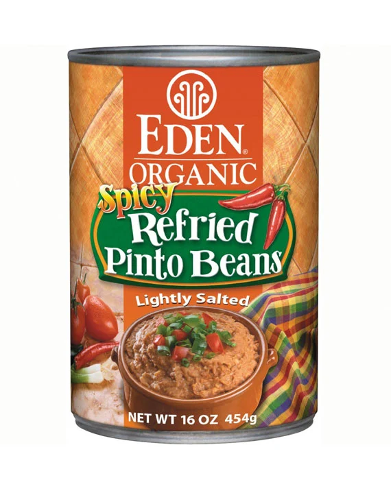 Eden Foods Organic Spicy Refried Black Beans