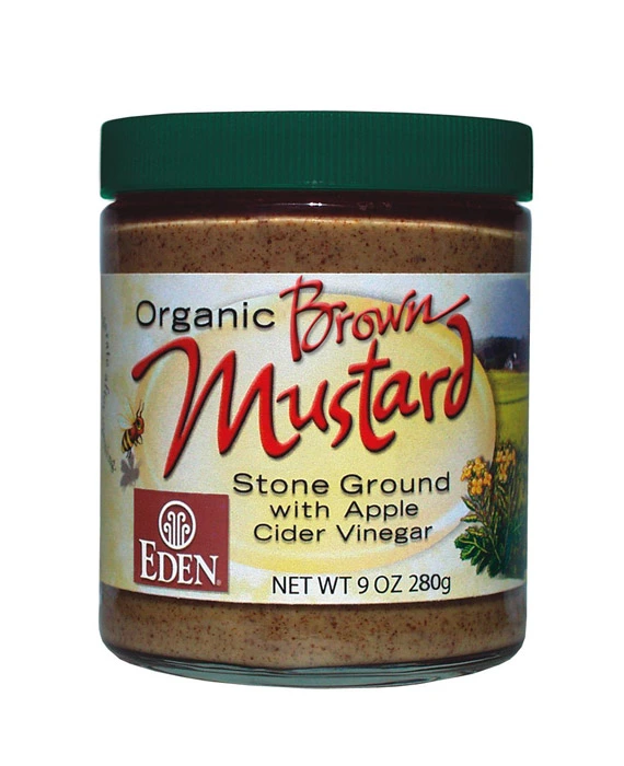 Eden Foods Organic Brown Mustard, Jar