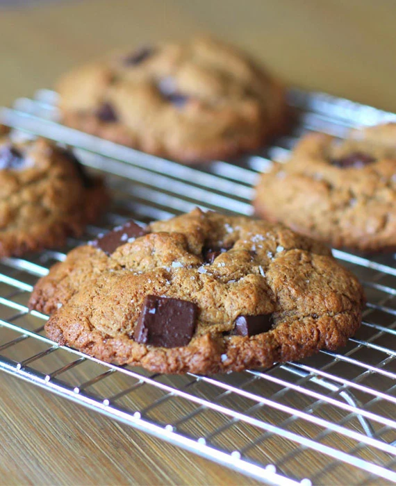 Almond Butter Chocolate Chip Cookies (Low Sugar)