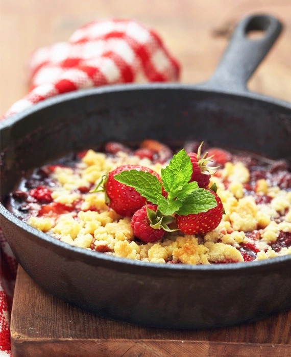 Superfood Berry Crumble
