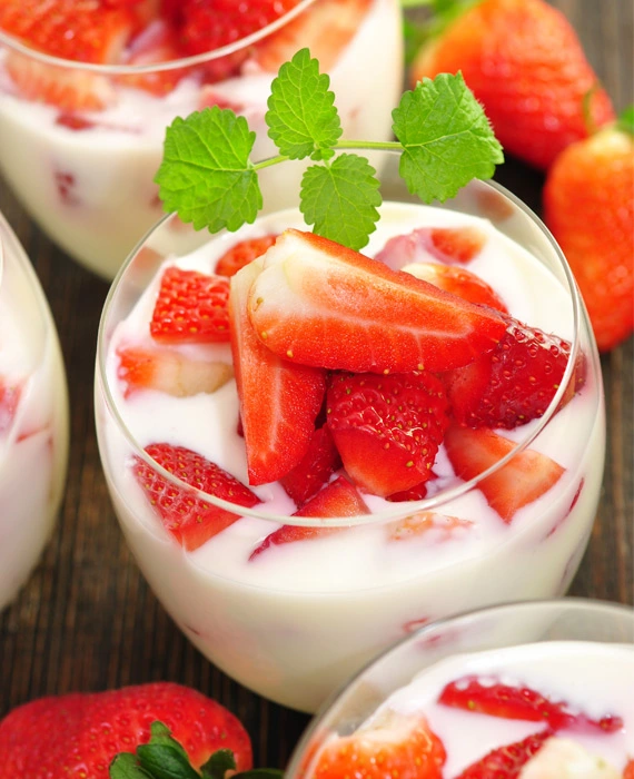 Strawberries & Coconut Cream