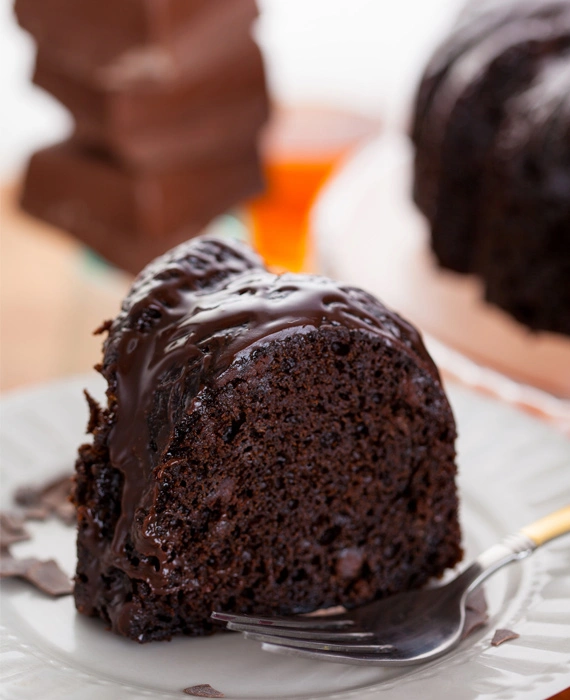 Fudgy "Chocolate" Cake (AIP)