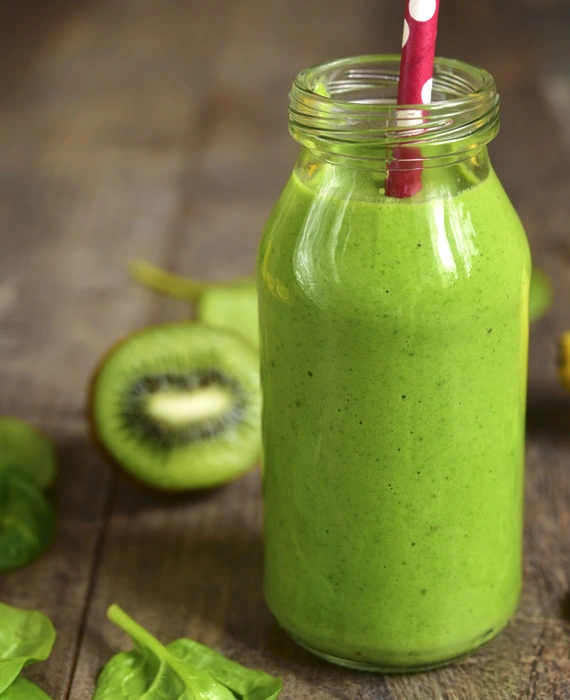 Super Green Kiwi-Cucumber Smoothie