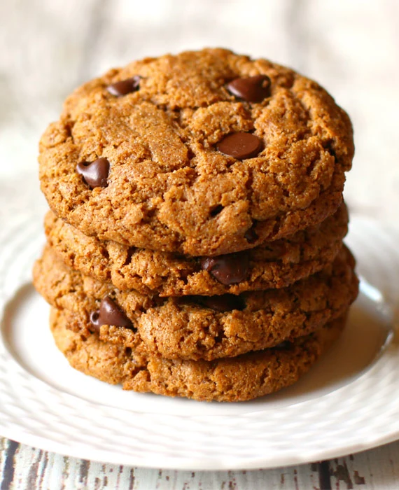 Keto Almond Butter Chocolate Chip Cookies 
