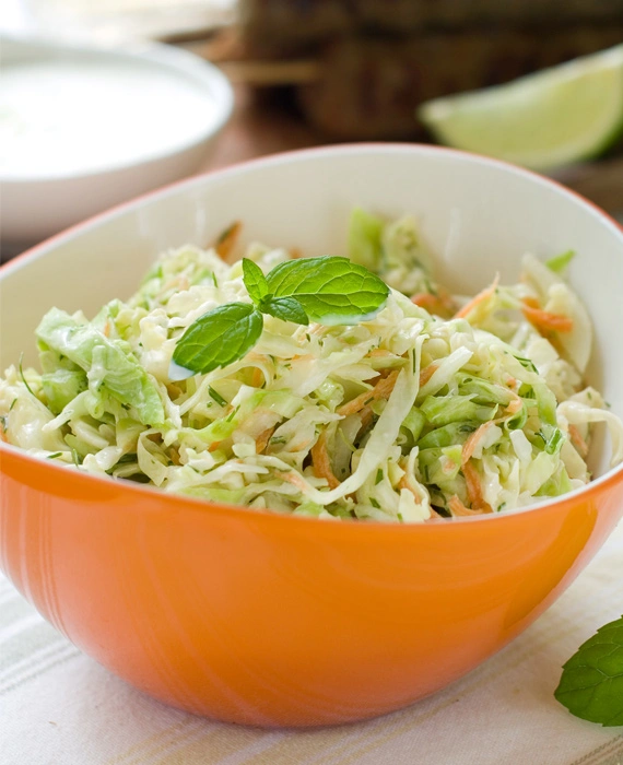 Cabbage and Apple Slaw