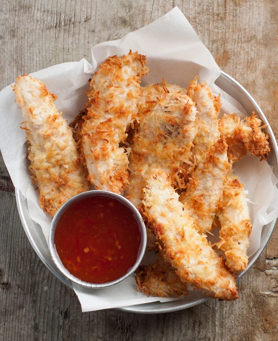Low Carb Baked Coconut Chicken Tenders