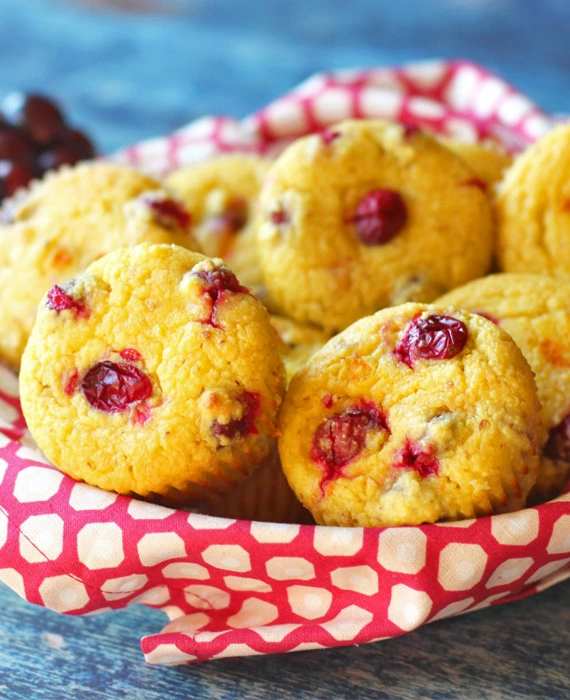Keto-Friendly Cranberry-Orange Muffins