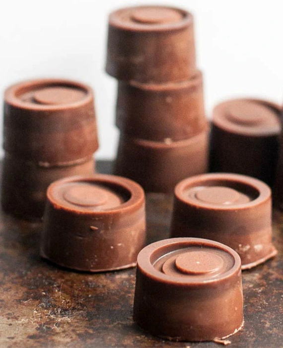 Keto Chocolate-Covered Caramel Candies