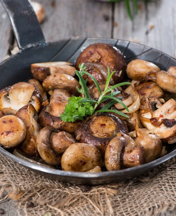 Steakhouse-Style Mushrooms