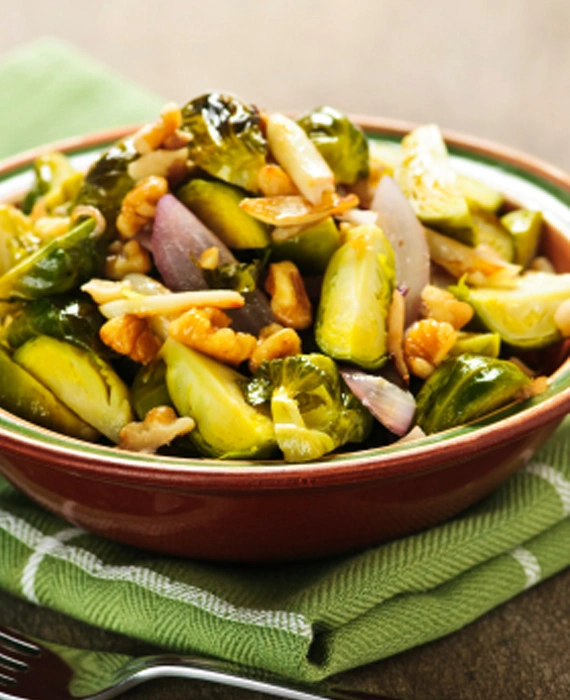Brussels Sprouts with Walnuts