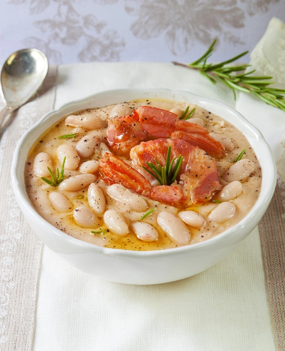 Halibut and Cannelini Bean Stew